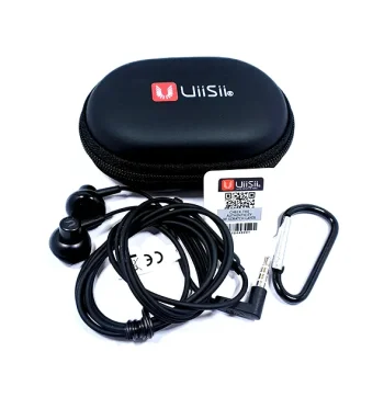 UiiSii HM-12 On-Ear Deep Bass Good Treble Earphone With Pouch (Red)